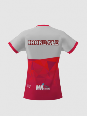 Podiumwear Women's Silver Short Sleeve MTB Jersey - NEW FABRIC 2025!