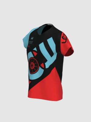 Podiumwear Women's Silver Short Sleeve MTB Jersey - NEW FABRIC 2025!