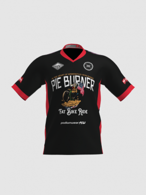 Podiumwear Men's Silver Short Sleeve MTB Jersey - New Fabric 2025!