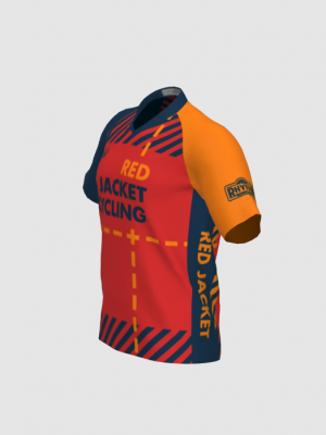 Podiumwear Men's Silver Short Sleeve MTB Jersey - New Fabric 2025!