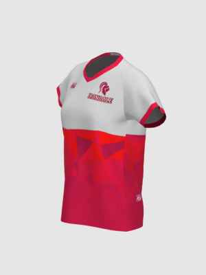 Podiumwear Women's Silver Short Sleeve MTB Jersey - NEW FABRIC 2025!