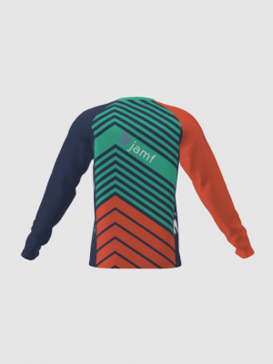 Podiumwear Unisex Silver Long Sleeve Tech Tee - New Fabric 2025!