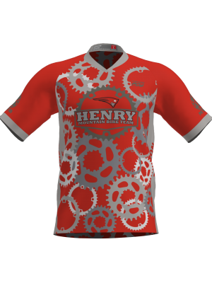 Podiumwear Men's Silver Short Sleeve MTB Jersey