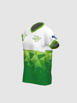 Podiumwear Women's Silver Short Sleeve MTB Jersey - NEW FABRIC 2025!