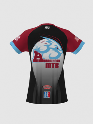 Podiumwear Women's Silver Short Sleeve MTB Jersey - NEW FABRIC 2025!