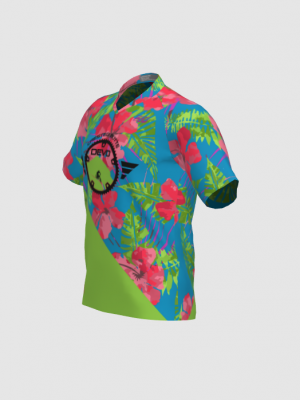 Podiumwear Men's Silver Short Sleeve MTB Jersey - New Fabric 2025!