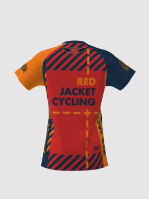 Podiumwear Women's Silver Short Sleeve MTB Jersey - NEW FABRIC 2025!