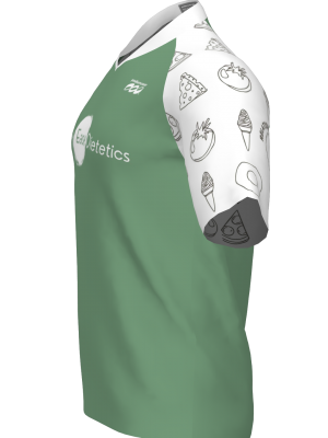 Podiumwear Men's Silver Short Sleeve MTB Jersey - New Fabric 2025!