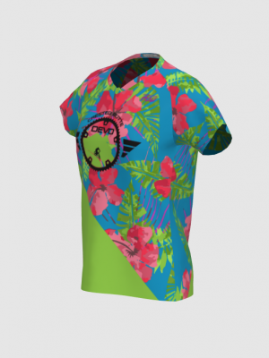 Podiumwear Women's Silver Short Sleeve MTB Jersey - NEW FABRIC 2025!
