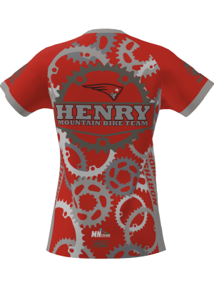 Podiumwear Women's Silver Short Sleeve MTB Jersey - NEW FABRIC 2025!