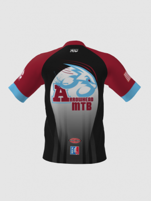 Podiumwear Men's Silver Short Sleeve MTB Jersey - New Fabric 2025!