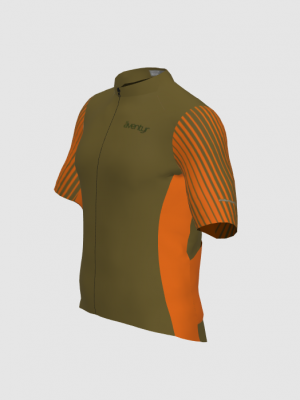 Podiumwear Men's Gold Full Zip Jersey