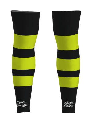 Podiumwear Dyed Black Legwarmers