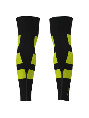 Podiumwear Dyed Black Legwarmers