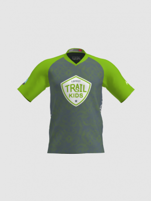 Podiumwear Men's Silver Short Sleeve MTB Jersey - New Fabric 2025!