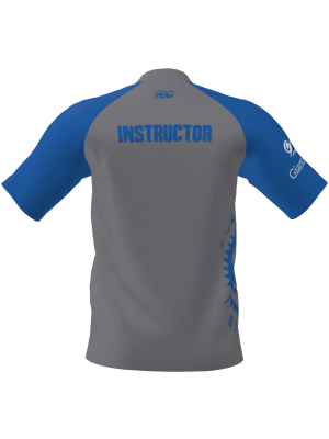 Podiumwear Men's Silver Short Sleeve MTB Jersey - New Fabric 2025!