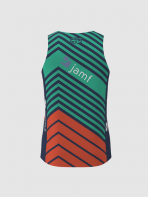 Podiumwear Men's Singlet (Nordic Skiing) Back View