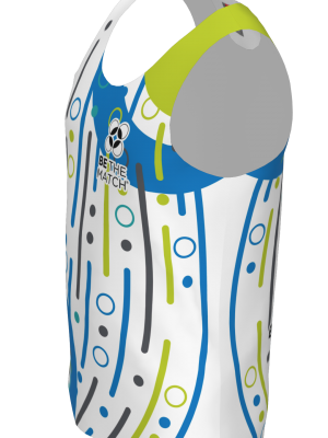 Podiumwear Men's Singlet (Nordic Skiing) Side View