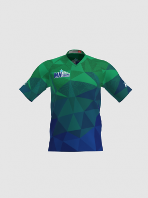 Podiumwear Men's Silver Short Sleeve MTB Jersey - New Fabric 2025!