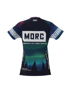 Podiumwear Women's Silver Short Sleeve MTB Jersey - NEW FABRIC 2025!
