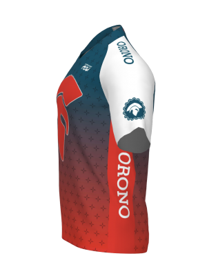 Podiumwear Men's Silver Short Sleeve MTB Jersey - New Fabric 2025!
