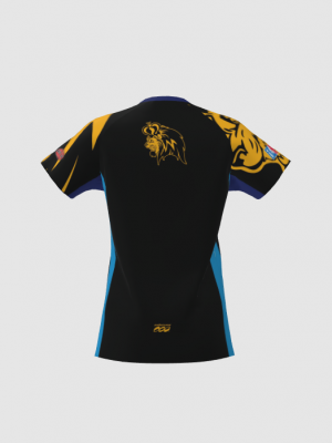 Podiumwear Women's Silver Short Sleeve MTB Jersey - NEW FABRIC 2025!