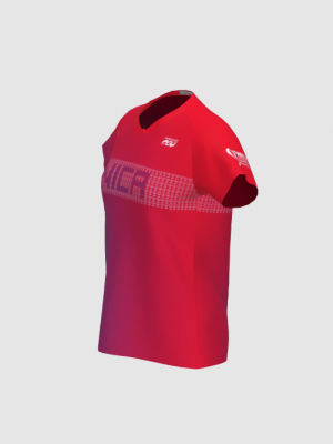 Podiumwear Women's Silver Short Sleeve MTB Jersey - NEW FABRIC 2025!