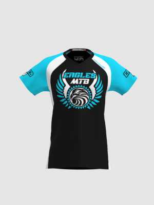 Podiumwear Women's Silver Short Sleeve MTB Jersey - NEW FABRIC 2025!