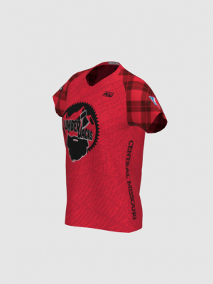 Podiumwear Women's Silver Short Sleeve MTB Jersey - NEW FABRIC 2025!