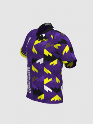 Podiumwear Men's Silver Short Sleeve MTB Jersey - New Fabric 2025!