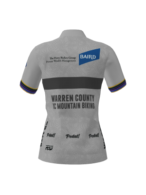 Podiumwear Women's Silver Full Zip Jersey