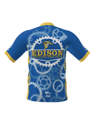 Podiumwear Men's Silver Short Sleeve MTB Jersey - New Fabric 2025!