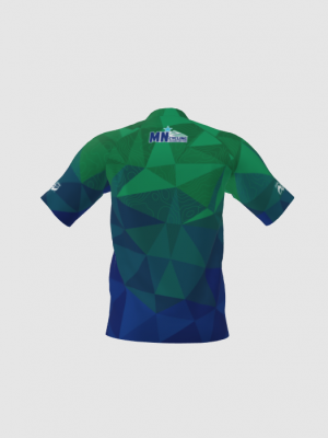 Podiumwear Men's Silver Short Sleeve MTB Jersey - New Fabric 2025!