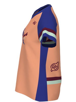 Podiumwear Women's Silver Short Sleeve MTB Jersey - NEW FABRIC 2025!