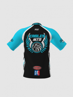 Podiumwear Men's Silver Short Sleeve MTB Jersey - New Fabric 2025!