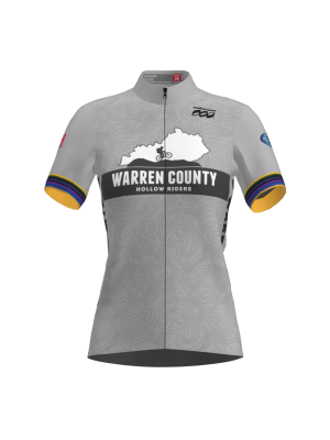 Podiumwear Women's Silver Full Zip Jersey