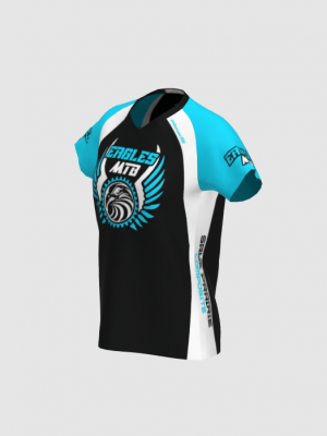 Podiumwear Women's Silver Short Sleeve MTB Jersey - NEW FABRIC 2025!