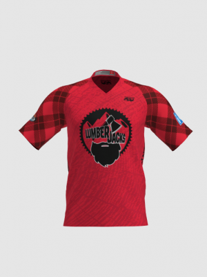 Podiumwear Men's Silver Short Sleeve MTB Jersey - New Fabric 2025!