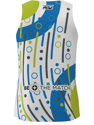 Podiumwear Men's Singlet (Nordic Skiing) Back View