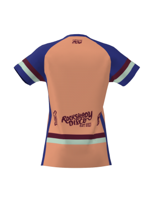 Podiumwear Women's Silver Short Sleeve MTB Jersey - NEW FABRIC 2025!