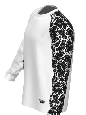 Podiumwear Unisex Silver Long Sleeve Tech Tee - New Fabric 2025!