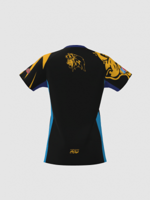 Podiumwear Women's Silver Short Sleeve MTB Jersey - NEW FABRIC 2025!