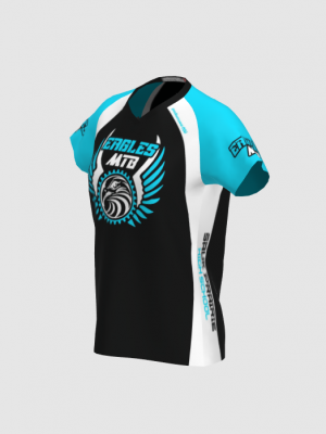 Podiumwear Women's Silver Short Sleeve MTB Jersey - NEW FABRIC 2025!