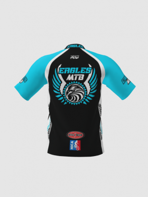 Podiumwear Men's Silver Short Sleeve MTB Jersey - New Fabric 2025!