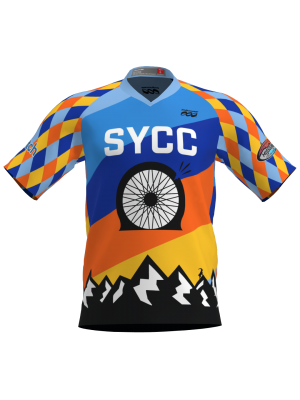 Podiumwear Men's Silver Short Sleeve MTB Jersey - New Fabric 2025!