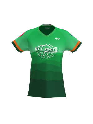 Podiumwear Women's Silver Short Sleeve MTB Jersey - NEW FABRIC 2025!