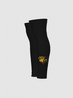 Podiumwear Dyed Black Legwarmers