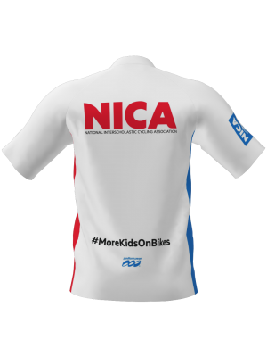 Podiumwear Men's Silver Short Sleeve MTB Jersey - New Fabric 2025!