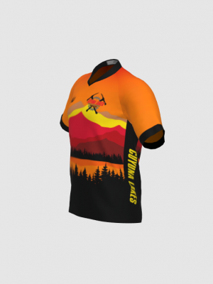 Podiumwear Men's Silver Short Sleeve MTB Jersey