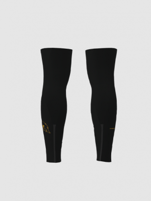 Podiumwear Dyed Black Legwarmers